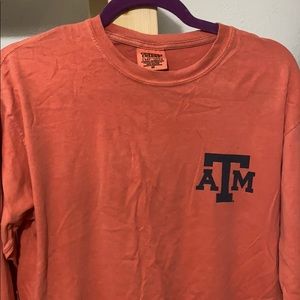 Texas A&M comfort color long sleeve tshirt